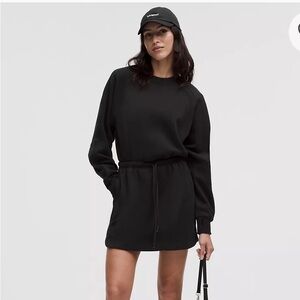 Lululemon Scuba Cinch-Waist Mini Dress size Small